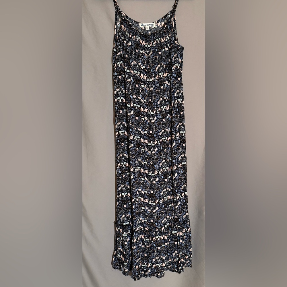 Wallflower Dark Floral Midi Dress